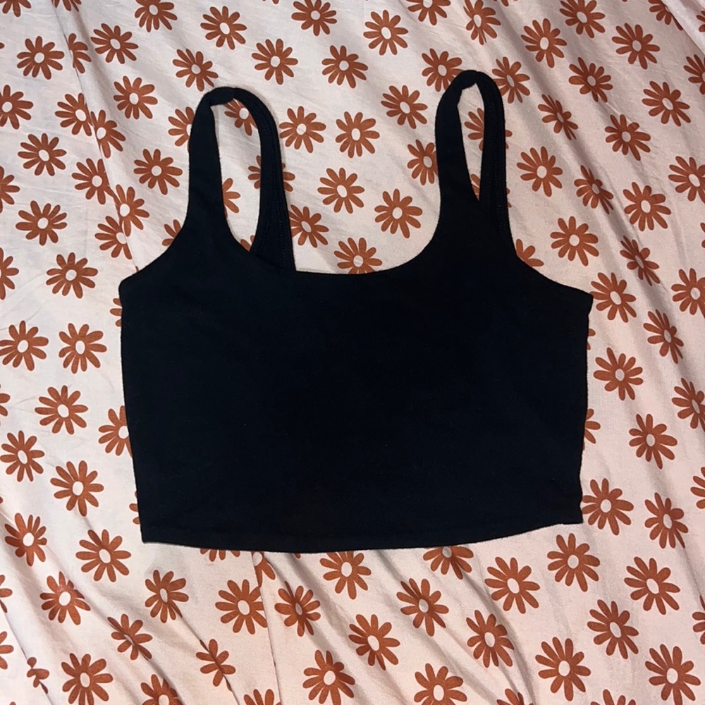 Wild Fable Black Crop Top